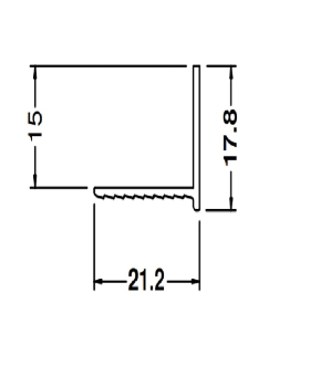 E15 Edge Trim 3.0m Length E15 Edge Trim 3.0m Length