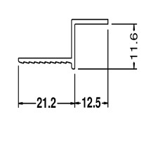 R12 Reveal Trim 3.0m Length R12 Reveal Trim 3.0m Length