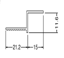 R15 Reveal Trim 3.0m Length R15 Reveal Trim 3.0m Length
