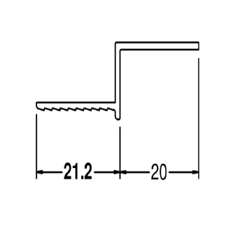 R20 Reveal Trim 3.0m Length R20 Reveal Trim 3.0m Length