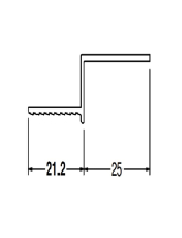 R25 Reveal Trim 3.0m Length