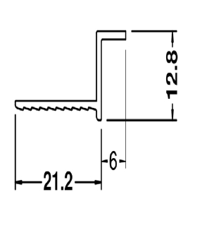 R6 Reveal Trim 3.0m Length R6 Reveal Trim 3.0m Length