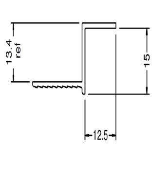 RD12 Deep Reveal Trim 3.0m Length RD12 Deep Reveal Trim 3.0m Length