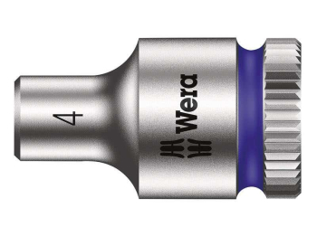Wera Zyklop 1/4Inch Drive Socket 4mm Wera Zyklop 1/4Inch Drive Socket 4mm