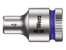 Wera Zyklop 1/4inch Drive Socket 4mm Wera Zyklop 1/4inch Drive Socket 4mm