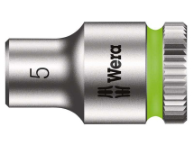 Wera Zyklop 1/4inch Drive Socket 5mm Wera Zyklop 1/4inch Drive Socket 5mm