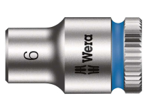 Wera Zyklop 1/4inch Drive Socket 6mm Wera Zyklop 1/4inch Drive Socket 6mm