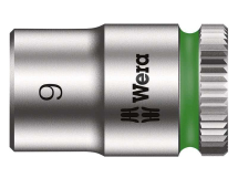 Wera Zyklop 1/4inch Drive Socket 9mm Wera Zyklop 1/4inch Drive Socket 9mm