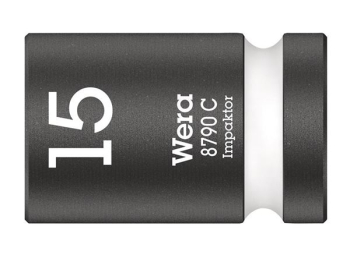 Wera 8790 C Impact Socket 1/2Inch Drive 15mm Wera 8790 C Impact Socket 1/2Inch Drive 15mm