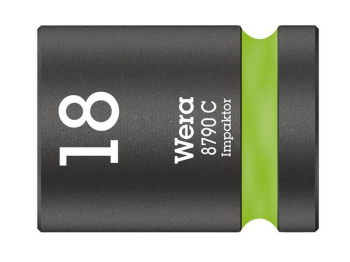 Wera 8790 C Impact Socket 1/2Inch Drive 18mm Wera 8790 C Impact Socket 1/2Inch Drive 18mm