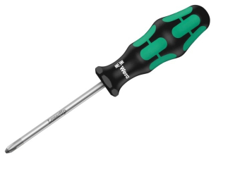 Wera Kraftform 355 Screwdriver PZ1 x 80mm Wera Kraftform 355 Screwdriver PZ1 x 80mm