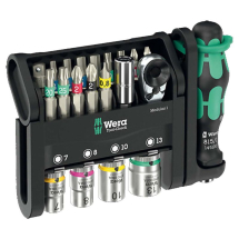 Wera Tool-Check Modular 21 Piece Socket & Bit Set Wera Tool-Check Modular 21 Piece Socket & Bit Set