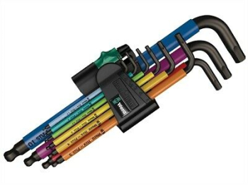 Wera 9Pce Multicolour Hex-Plus Hexagon L-Key Set Wera 9Pce Multicolour Hex-Plus Hexagon L-Key Set