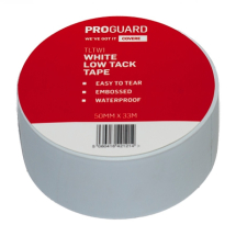 Pro Guard Low Tack White Tape 50mm x 33m